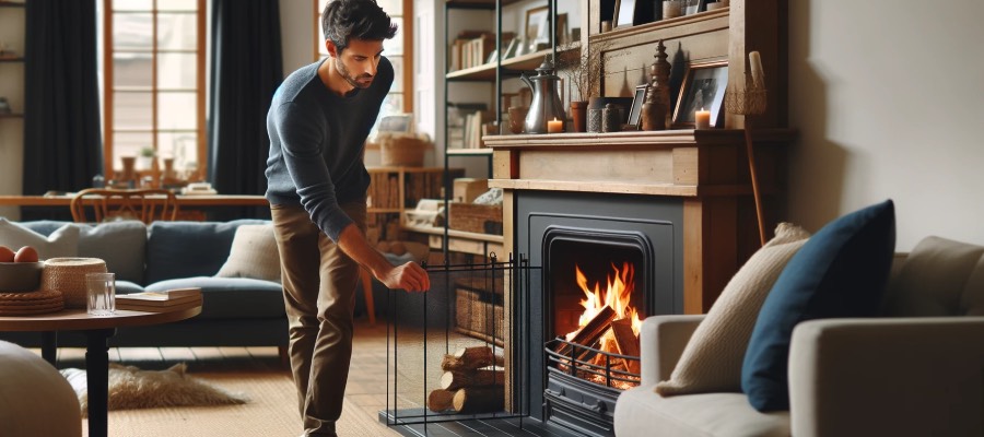 maintaining fireplace