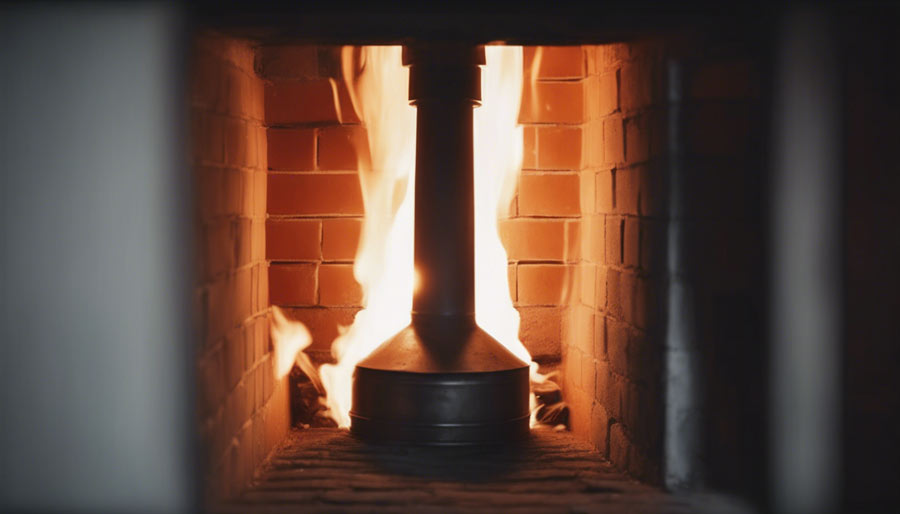burning chimney maintenance