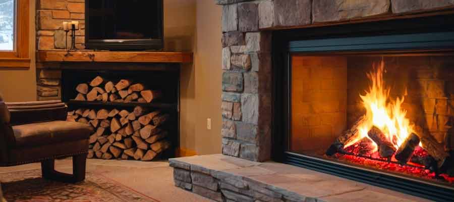about manufactured fireplace logs