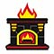 hot fireplace icon