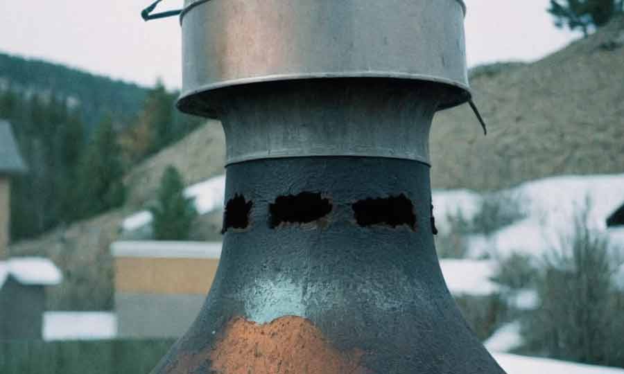 rusty chimney pipe denver