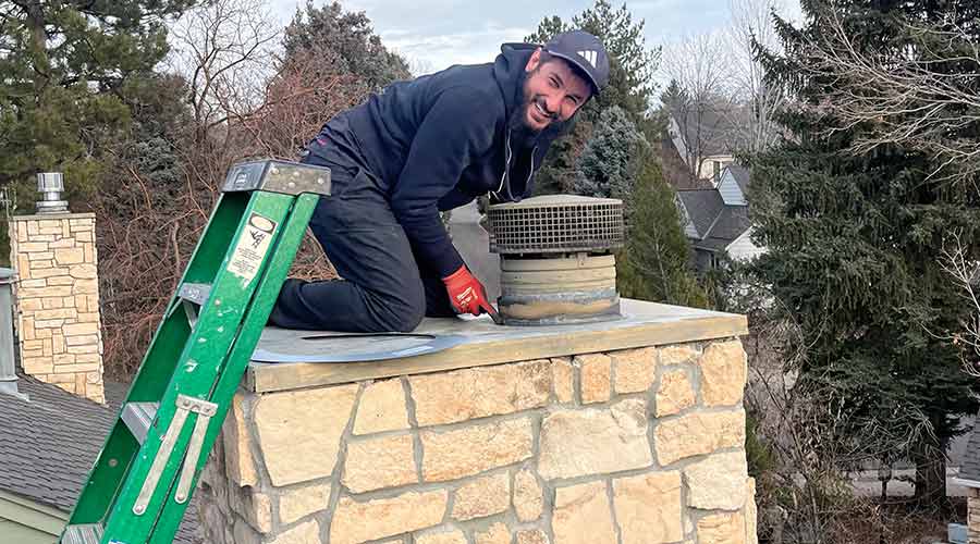 chimney rebuilt denver